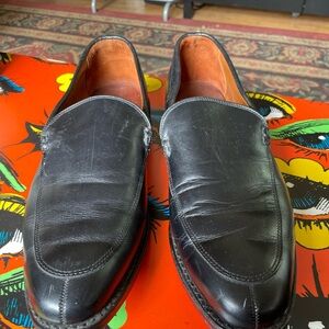 Allen Edmonds Black Leather Slip-On Loafers